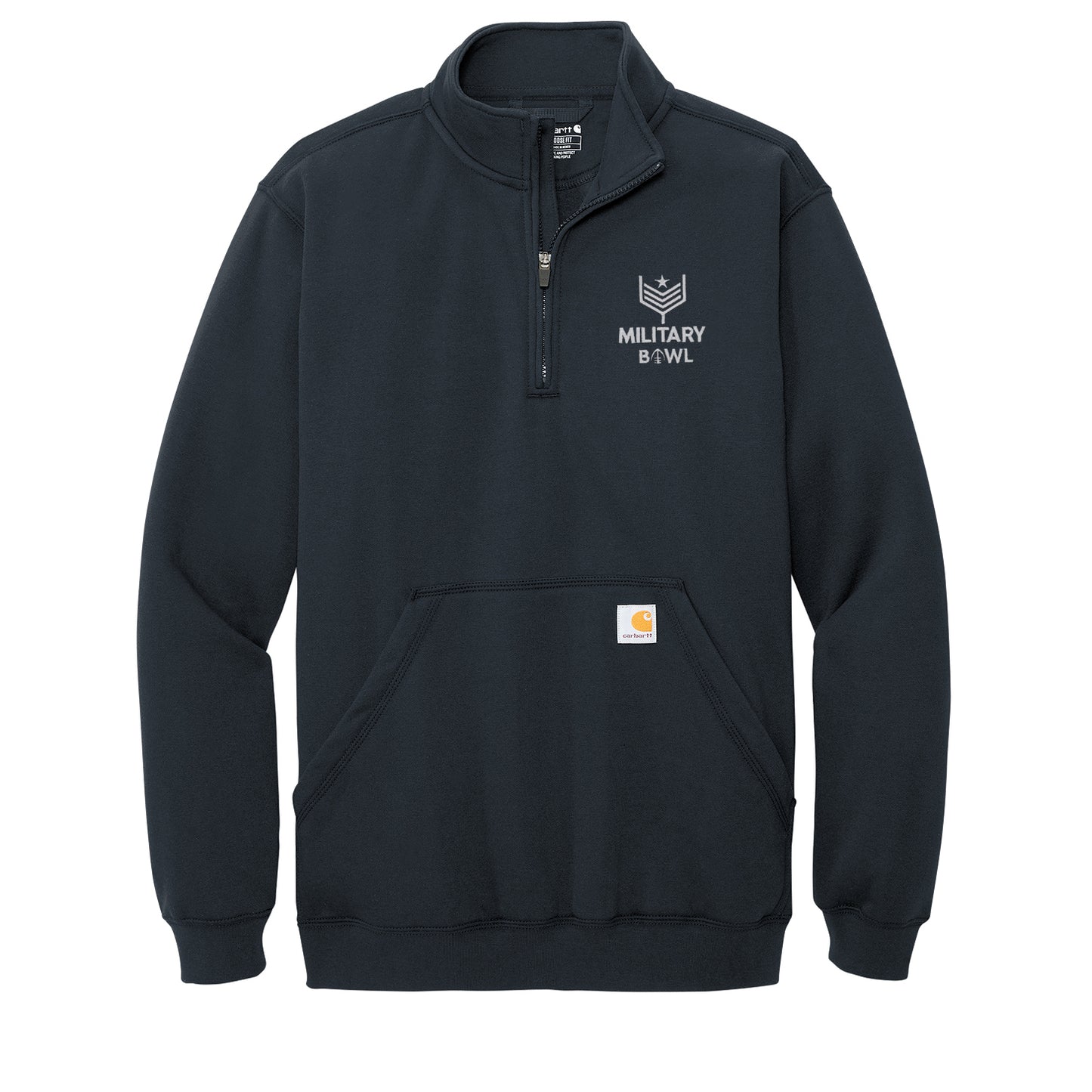 Military Bowl Carhartt® Midweight 1/4-Zip Mock Neck Sweatshirt