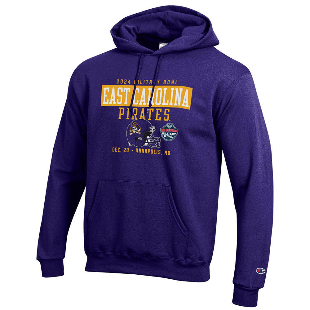 ECU Pirates Military Bowl Team Hooded Sweatshirt