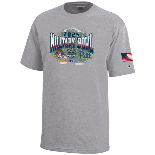 2025 Military Bowl Dueling Helmets Champion T-Shirt