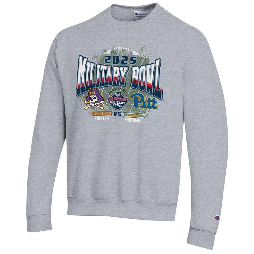 2025 Military Bowl Dueling Helmets Champion Crewneck Sweatshirt