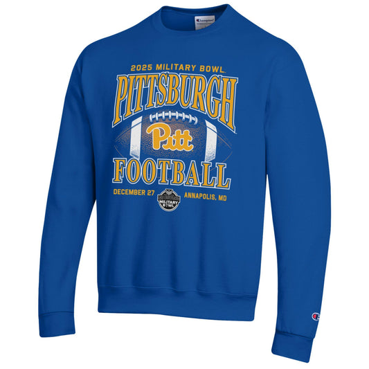2025 Pitt Champion Brand Military Bowl Crewneck