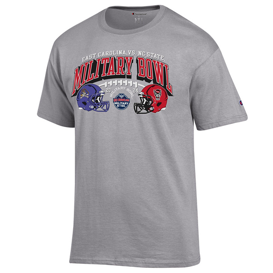 2024 Military Bowl Dueling Helmets Champion T-Shirt