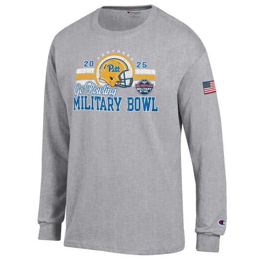 2025 Pitt Champion Brand Military Bowl Team Long Sleeve T-Shirt
