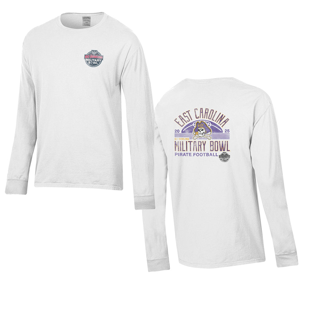 2025 ECU Comfort Wash Military Bowl Team Long Sleeve T-Shirt