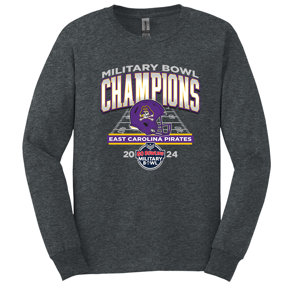 2024 ECU Military Bowl Champions Long Sleeve Tee